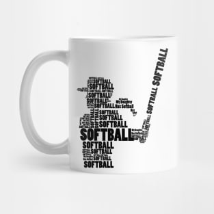 Love Softball For Fan Mug